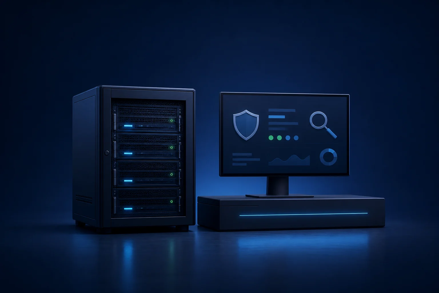 Illustration of security and operations products