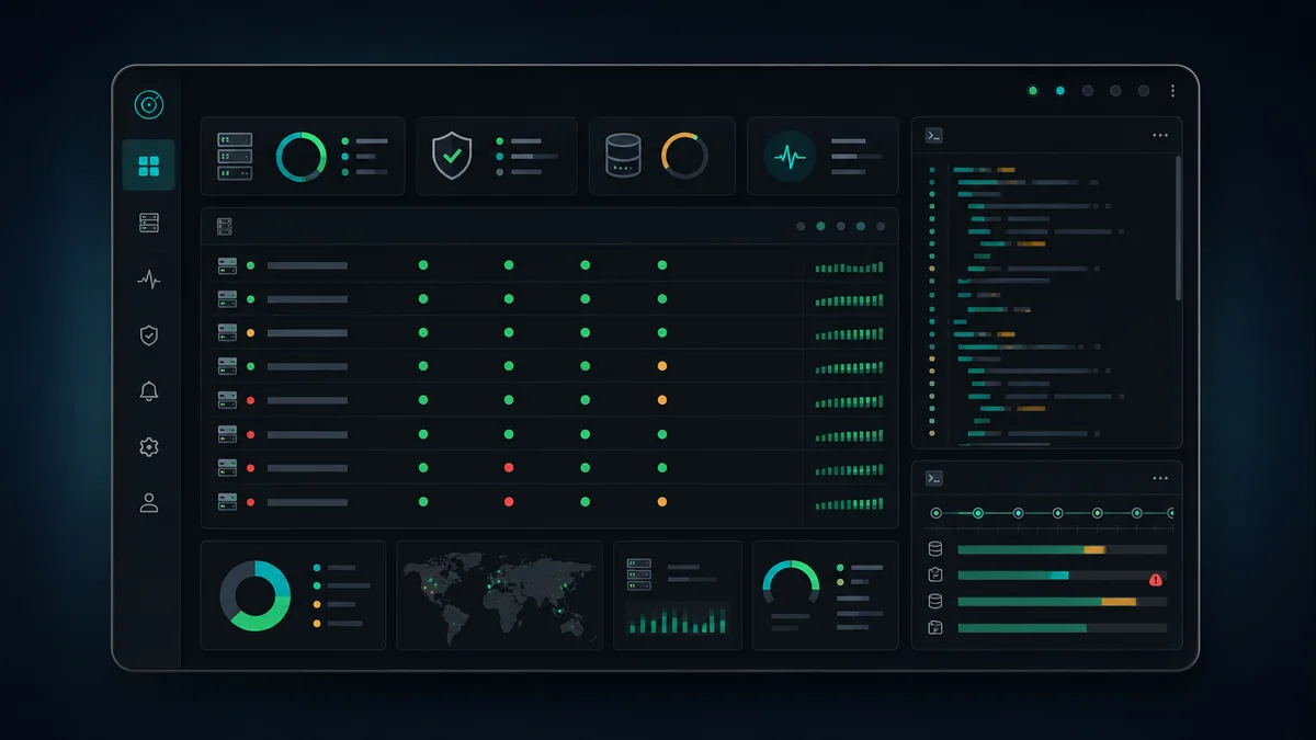 N2W Pulse server dashboard interface