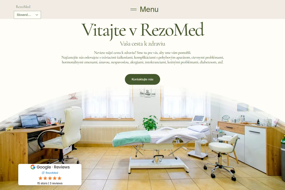 Rezomed website preview